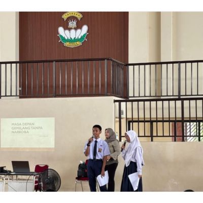 SOSIALISASI DARI BADAN NARKOTIKA NASIONAL (BNN) TENTANG "REMAJA HEBAT, PILIH HIDUP SEHAT TANPA NARKOBA"